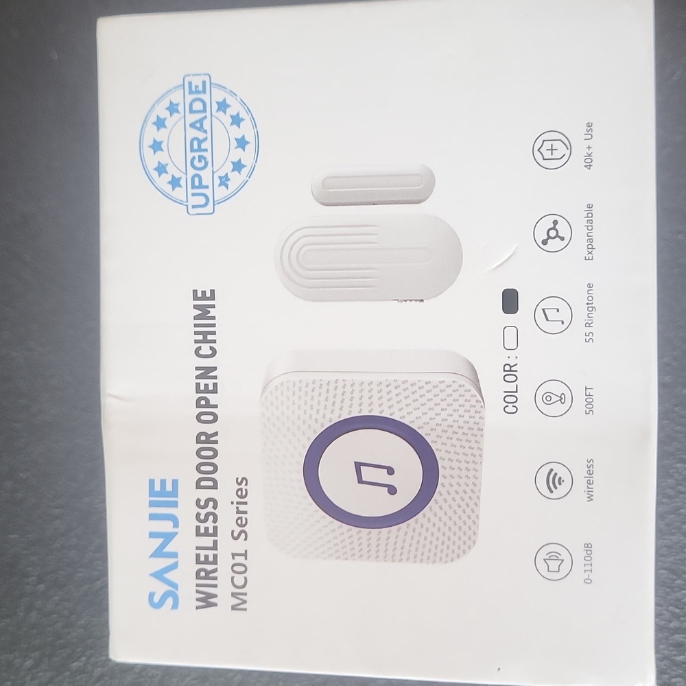 Sanjie Wireless Door Chime - White